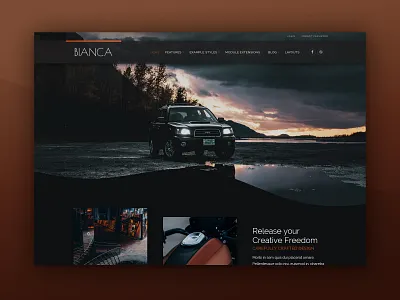 J51 Bianca - A Joomla Template [New Release] adventure car joomla joomla template joomla templates outdoors template design theme theme design web design webdesign