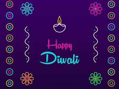 HAPPY DIWALI adobexd celebration color colorful colors diwali festival illustraion vector