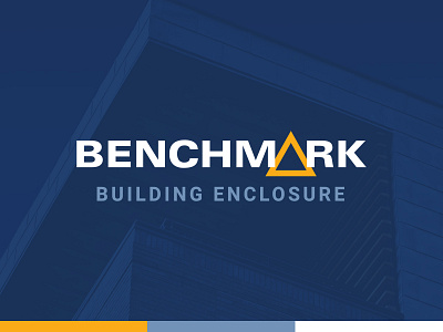 Benchmark Logo benchmark branding building corporate identity identity logo logo design