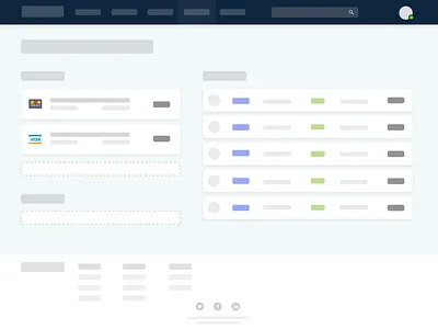 Lo-Fi Payments/Billing Dashboard billing dashboard dashboard ui lofi marketplace payment payments platform ui