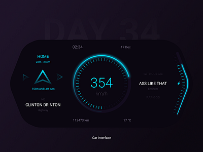 Daily UI Challenge Day #34 car challenge dailyui interface ui ux