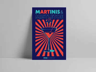 Martinis & Mistletoe brand identity brand identity design branding christmas party design holidays illustration lettering poster typography vector