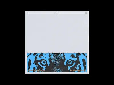 Be still and know. album album cover animal church design cover art cover design tiger