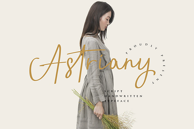 Astriany brand branding creative design elegant envanto font font design handlettering illustration lettering logo luxury market rantaustudio rantautype type wedding women