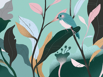 Nature Harmony Illustration artwork bird creative agency design design art design studio digital art digital illustration digital painting ecology environment flowers graphic design harmony illustration illustration art illustrator nature plant procreate