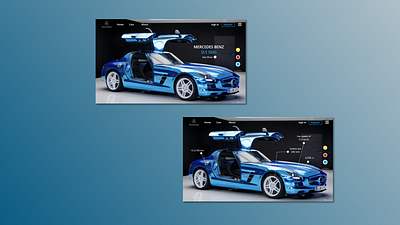 Mercedes Benz Design UI Web app branding car design flat logo mercedes benz ui uidesign uiux ux web webdesign website