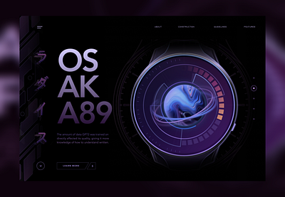 Cyberpunk Inspired Concept chaos clean design fireart fireart studio fun illustration minimal ui ux