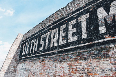 Ghost Sign gas pipe ghost ghost sign hand painted sign sign painter sign painting