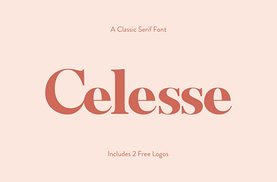 Celesse Font Plus 2 Free Logos classic font classic serif elegant font elegant fonts font font design fonts free logo lettering logo logo font logo fonts logos retro font serif font serif fonts typeface typefaces typography vintage font