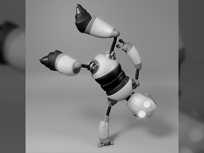 Breakdance Robot 3d 3d art blender blender3d blender3dart digital art digitalart render rendering