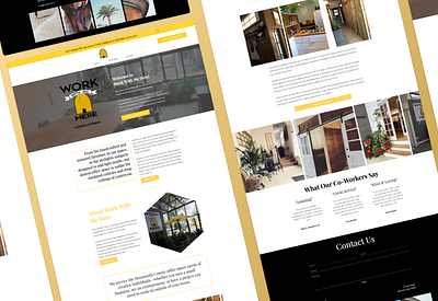 Shared Workspace Website Design