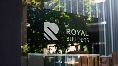 Royal Builders | 30 Days Challenge | Logo Design | Day 2 animation art branding design illustration logo ui ux web