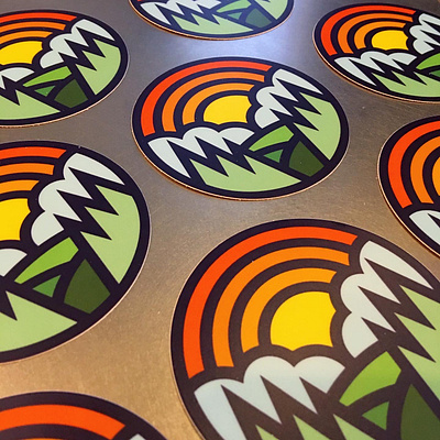 Nature Stickers 2 aaron draplin ddc design sticker mule stickers thicklines