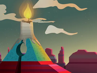 Candle Pyramid adobe illustrator colorful illustraion illustration art pyramid vector vectorart