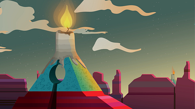 Candle Pyramid adobe illustrator colorful illustraion illustration art pyramid vector vectorart