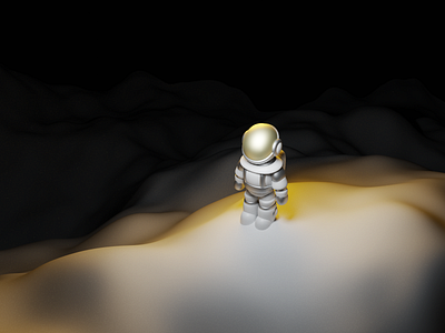 Astronaut 3d astronaut blender planet space