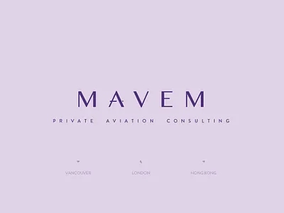 mavem aviation branding identity jet logo logotype travel wordmark