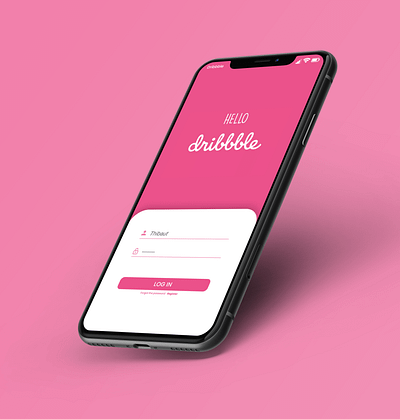 Hello dribbble hello dribble log in mobile app thanks ui uiux webdesign