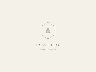 Lady Lilac brand identity branding logo design