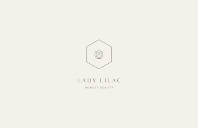 Lady Lilac brand identity branding logo design