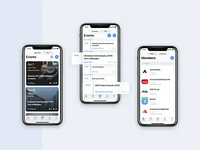 Real Estate Corporate App corporate creative design figma inspiration interface ios iphone navigation ui ux