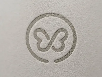 BATCH Logo brand branding butterfly designparlor felt lettering logo mark minimal minimaldesign neutral stamp stamping