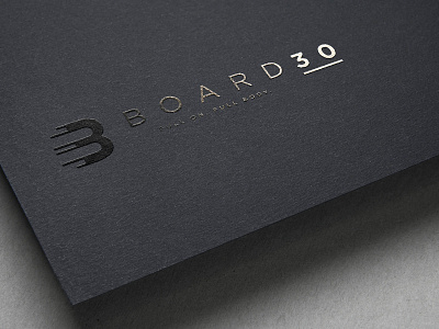 BOARD30 BRANDING businesscard fitness gold lettering logo design logotype logotype designer print spotgloss typography varnish