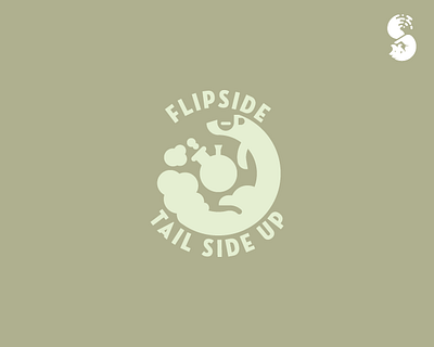 Hidden Rain Logo cute ferret funny identitydesign logo smoke