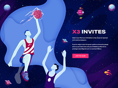 3 Dribbble invitations giveway branding creative draft dribbble invitation dribbble invite dribbble invite giveaway giveaways illustration invitations three typography ui ux