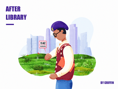 After Library illustration