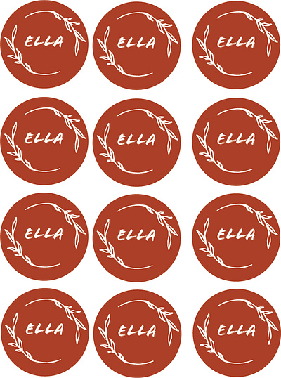 Ella sticker behance blogger coffee instagram istanbul packaging sanat sticker tipografi yaratıcı bulut