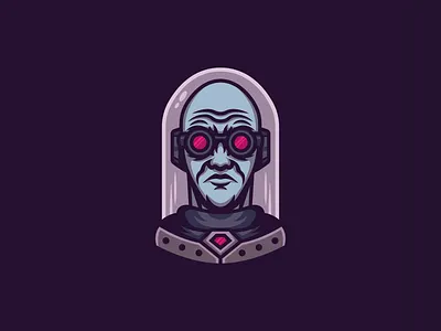 Mr. Freeze ver. 2 badge batman illustration logo mr freeze sticker