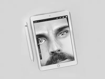 Digital Portrait digital art digital illustration digital portrait portrait procreate realism realistic drawing