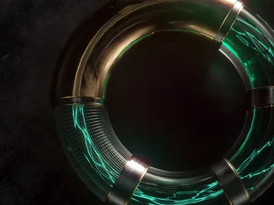 Infinity Ring 3d 3d art cinema4d