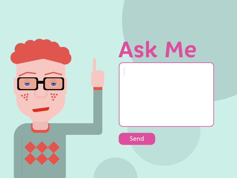 Feedback (Ask Me) after effect design illustration ui vector