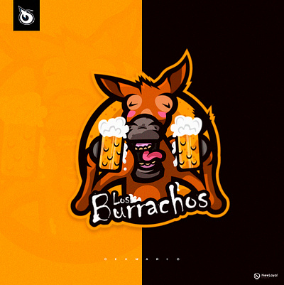 Los Burrachos branding design esports gaming logo logotype mascot mascot logo sport sports