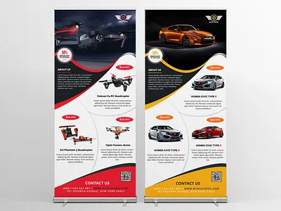 Roll-Up Banner ad advertising agency banner banners blue clean corporate roll up banner design freebie graphic design green minimal poster print roll up banner rollup signage simple template yellow