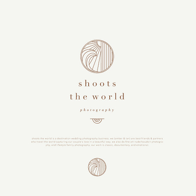 Shoots The World adobe illustrator branding design logo logo design sun vector wave