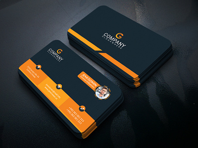 Modern Corporate Business Card Design branding design business business card corporate business card logo design modern business card print design