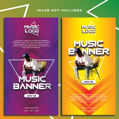 MUSIC BANNER banner design branding creative design design design banner identity social media social media banner social media design social media pack social media templates socialmedia template builder template design templatedesign templates vector