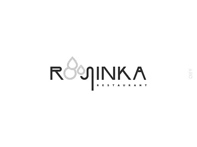Rejected logo |19| restaurant "Rosinka" brand design icon logo rejected restaurant typography vector wood