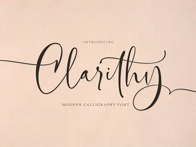 Clarithy - Signature Script Font design elegant font font font design fonts fonts collection graphic design handlettering handmade font handwritten handwritten font lettering logo fonts script font signature font typeface typefaces typography