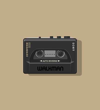 walkman illustration