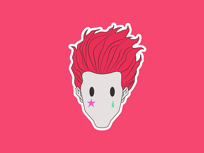 Vectober Day 26- Dark adobe adobe illustrator anime dark design flat flat illustration hisoka hunter hunter x hunter illustration illustrator inktober inktober2019 series vector