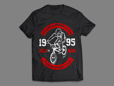 BICYCLE RISER CLUB T-SHIRT apparel brand branding design fashion illustration motorcycle photoshop sale shirts tees tshirtstore typography vector vintagetshirts