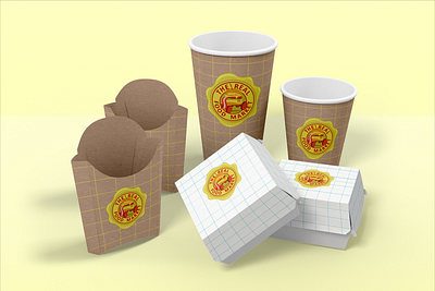 The Real, fast food branding visual identity