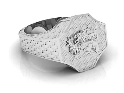 Male Signet Ring with Lion 3D Model jewel jewelery jewellery jewelry jewelry design jewelry designer jewels matrix rhino3d rhinoceros