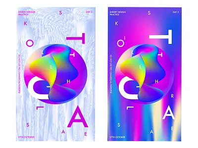 AI PS Cool Poster Practice baugasm cool design poster ps shape