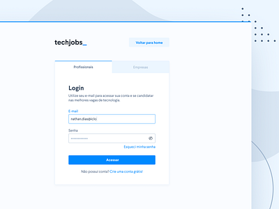 Dual login page dashboard login design login login form londrina saas shot ui ux web app