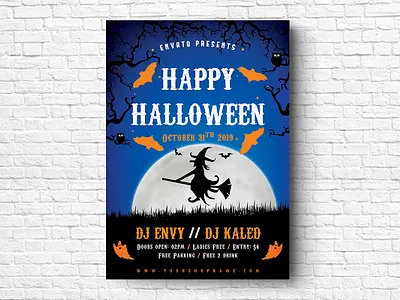 Halloween Flyer bundle club costume costume party creepy dark dribbbleweeklywarmup event flyer ghost halloween halloween flyer halloween party halloween poster haunted holiday horror night october party